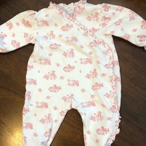 Kissy Kissy floral onesie 0-3
